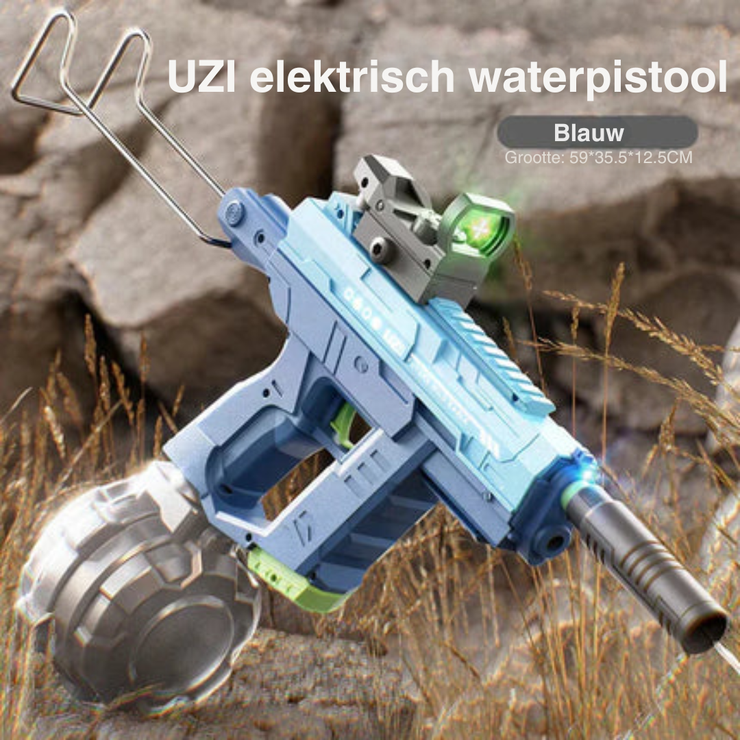 Spetterplezier dat knalt! Met de UZI Splash Blaster