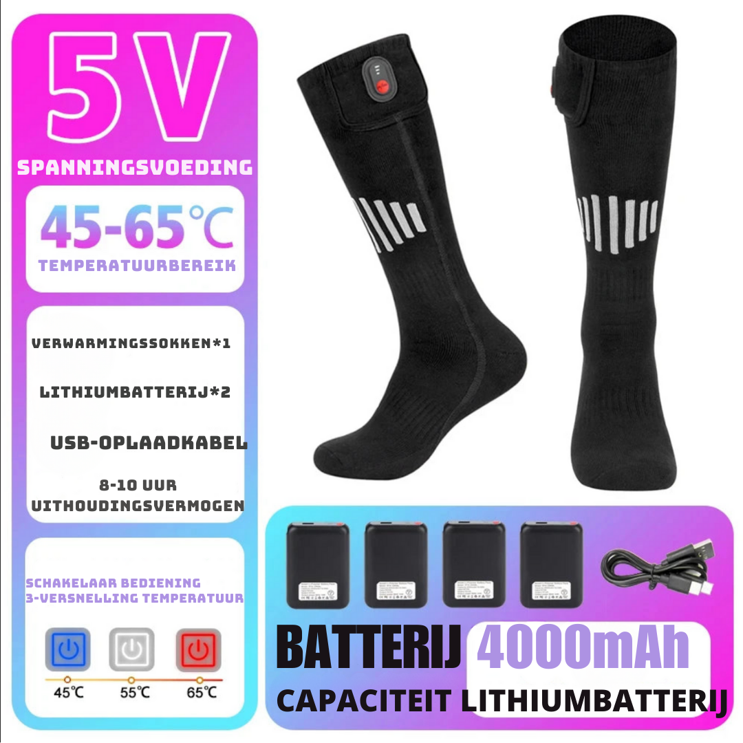 WinterKiller Verwarmde Sokken