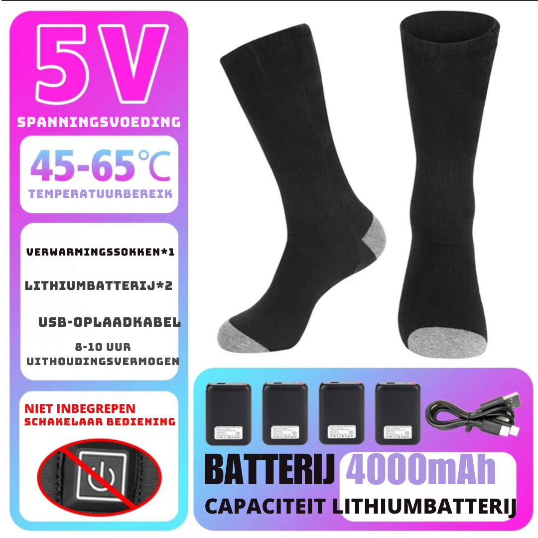 WinterKiller Verwarmde Sokken