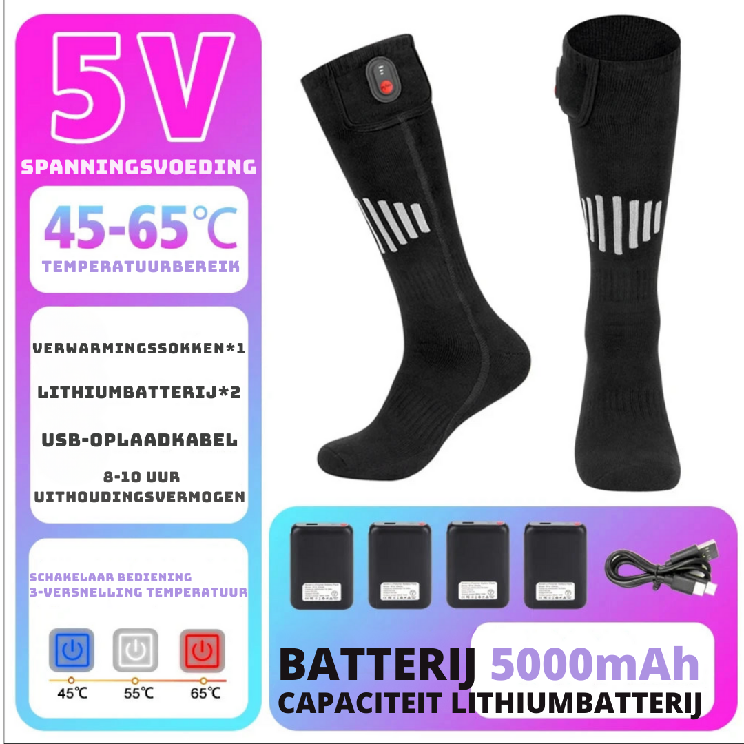 WinterKiller Verwarmde Sokken