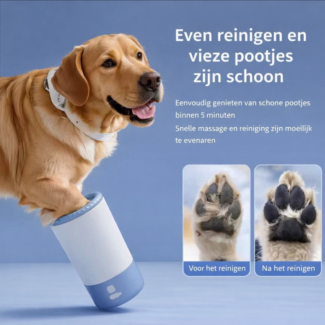 Aurenthis het einde van modderige pootafdrukken.