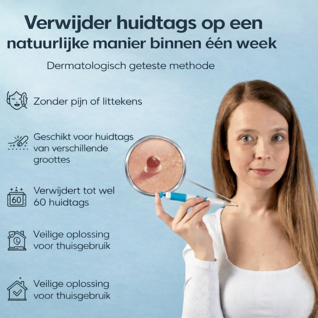 DermaLuxe Huidtag Verwijderaar - Veilig Thuis