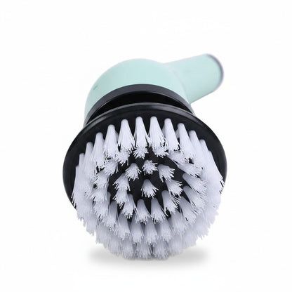 Skura elektrische schoonmaakborstel close-up van de borstelkop met bristles