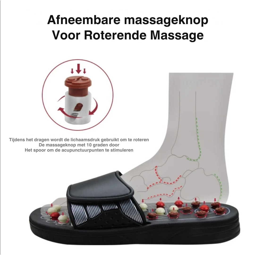 Natural Massage Slippers gezonde voeten, een vitaal lichaam