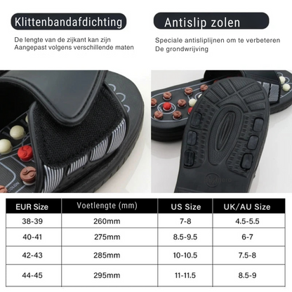 Natural Massage Slippers gezonde voeten, een vitaal lichaam
