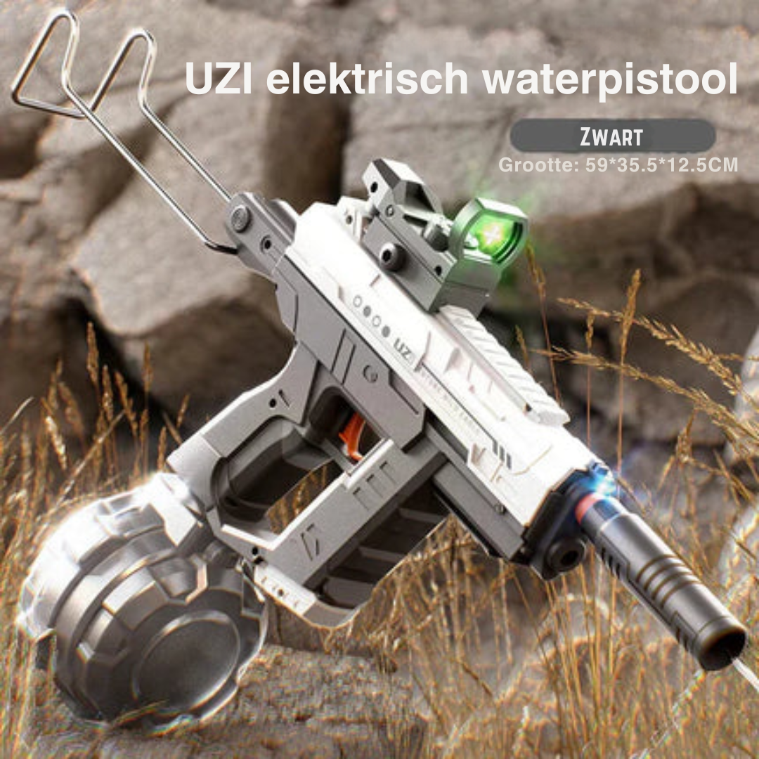 Spetterplezier dat knalt! Met de UZI Splash Blaster