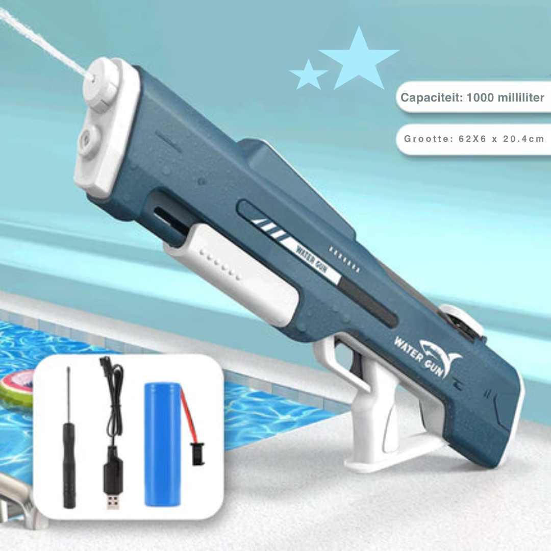 Elektrische Watergun  Maximaal vermogen, maximaal plezier!