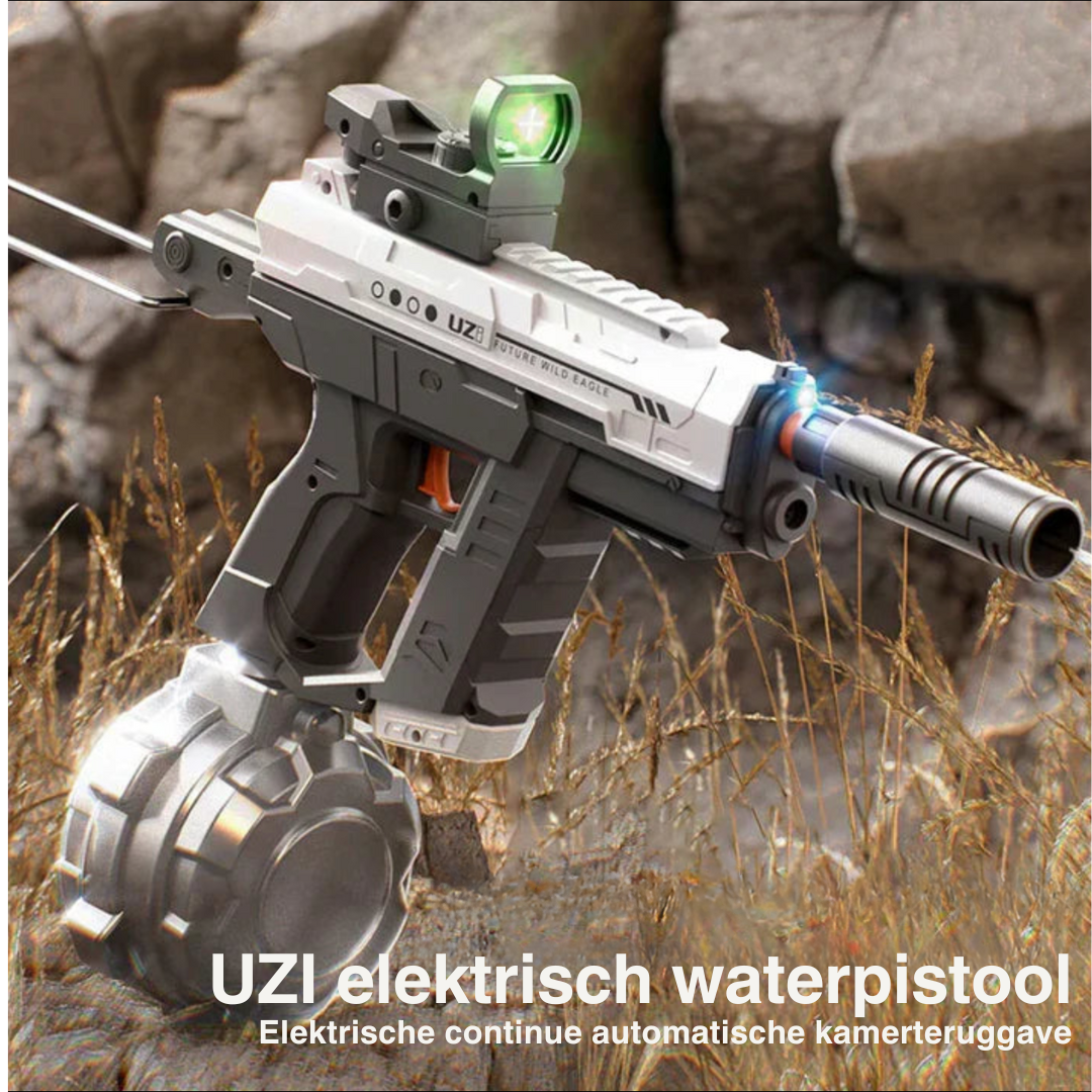 Spetterplezier dat knalt! Met de UZI Splash Blaster