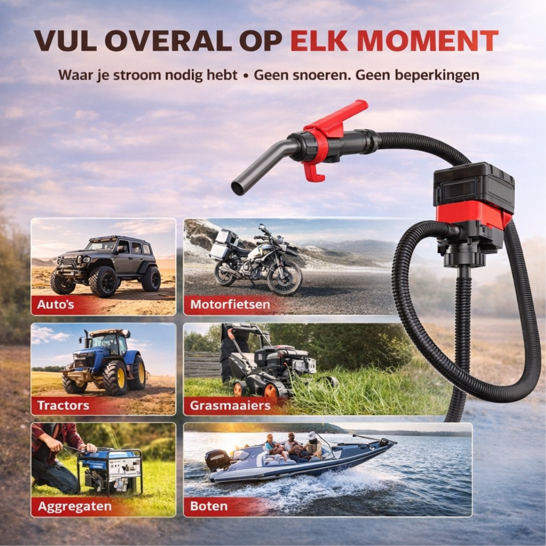 Virexo Pomp moeiteloos, zonder knoeien