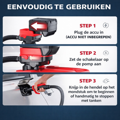 Virexo Pomp moeiteloos, zonder knoeien