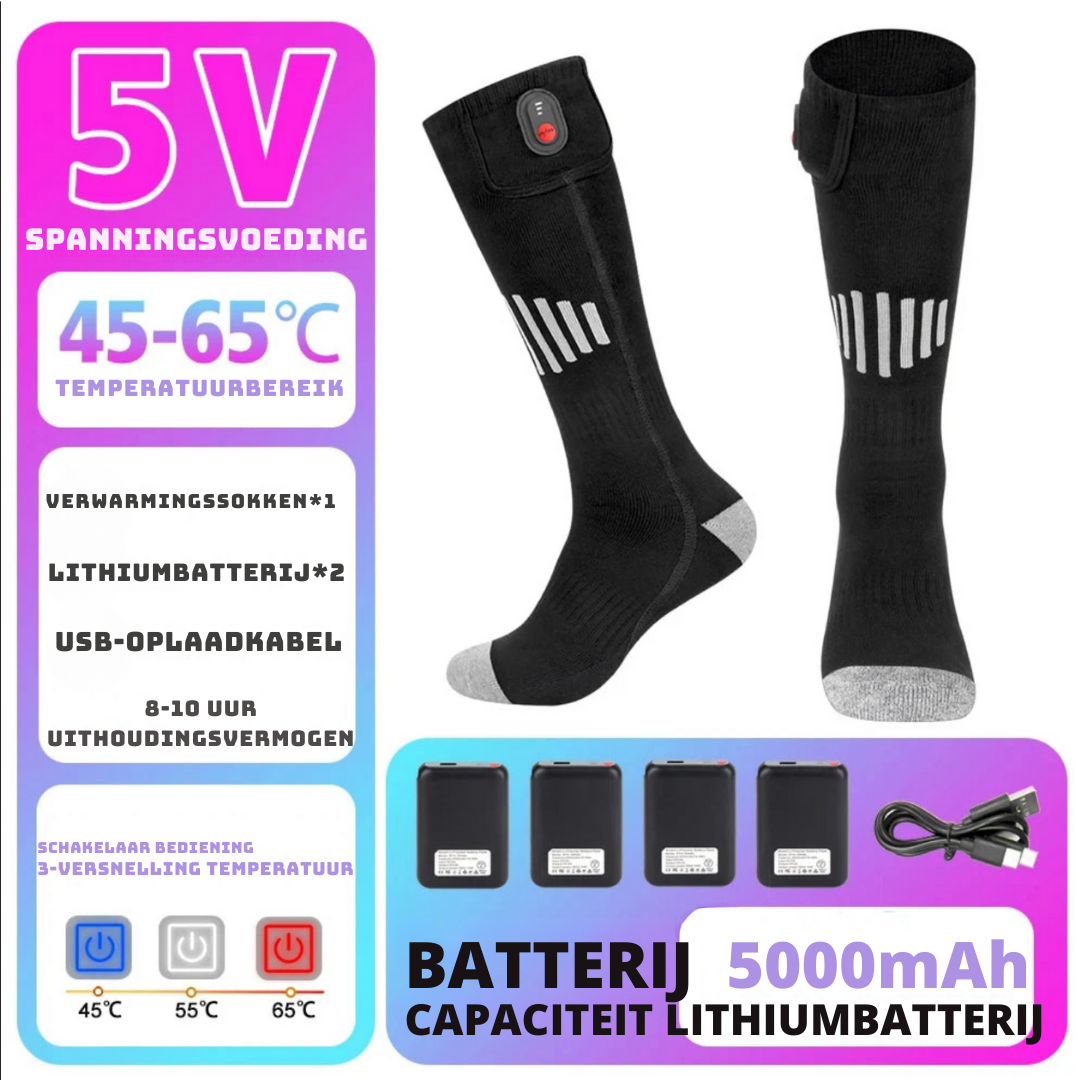 WinterKiller Verwarmde Sokken