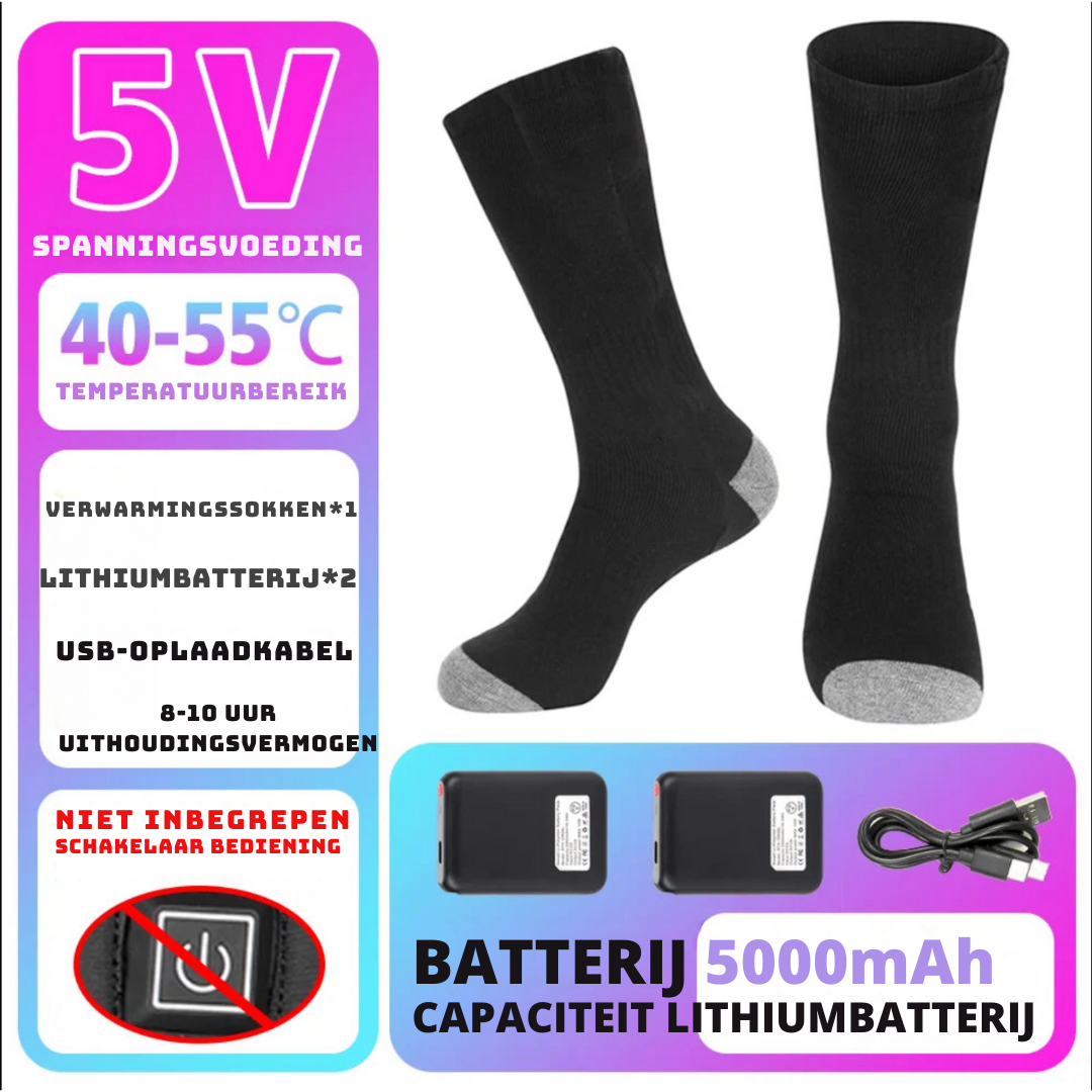 WinterKiller Verwarmde Sokken