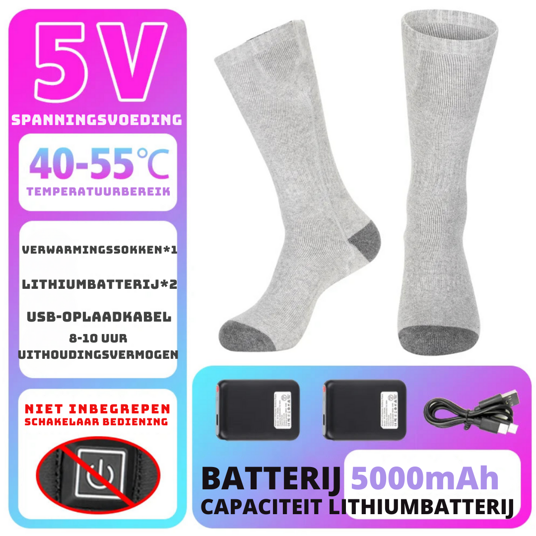 WinterKiller Verwarmde Sokken