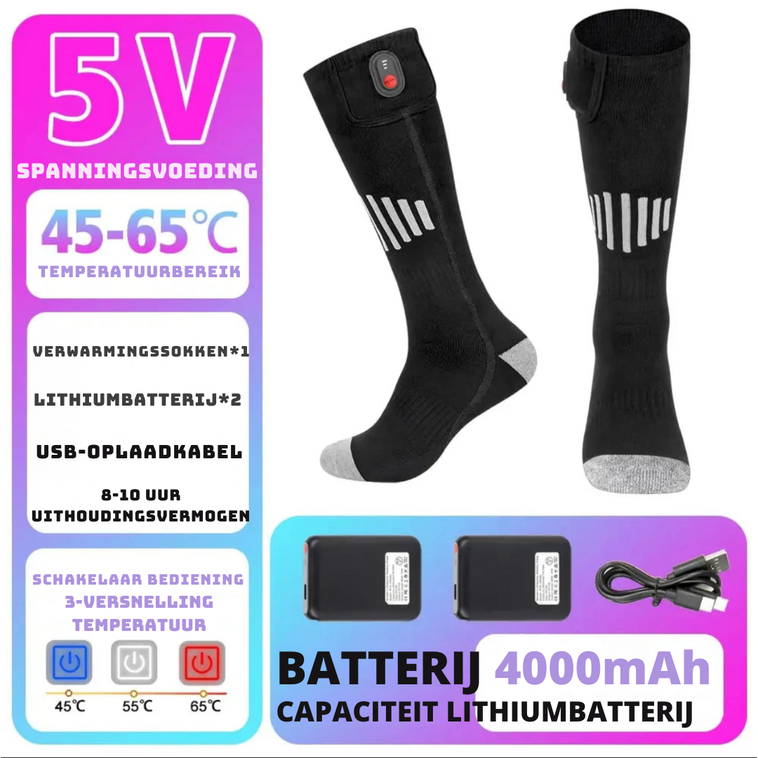 WinterKiller Verwarmde Sokken